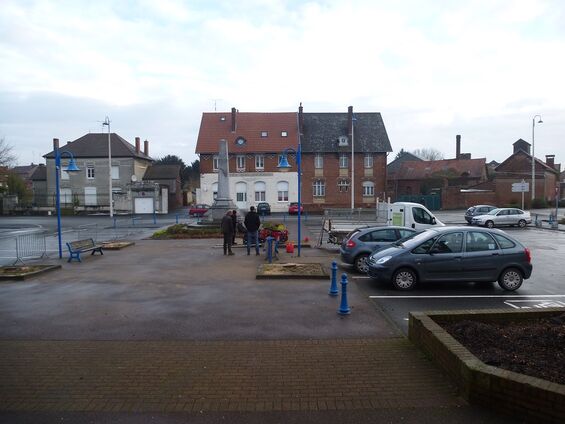 dessouchage des arbres place de la mairie